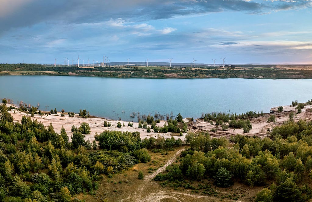 Der Lappwaldsee soll in zehn Jahren seinen vollen Pegel erreicht haben.