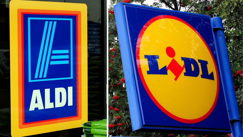 Die deutschen Discounter Aldi und Lidl sind auch in Großbritannien erfolgreich.
