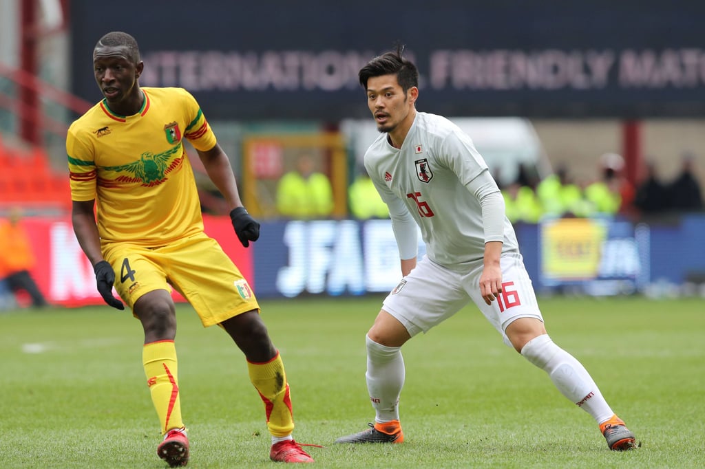 Amadou Haidara (l.) von RB Leipzig für Mali im Einsatz.