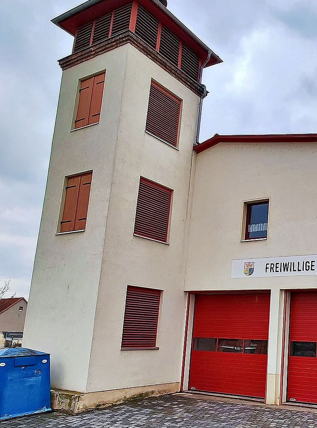 Das Feuerwehrgerätehaus in Wallhausen.