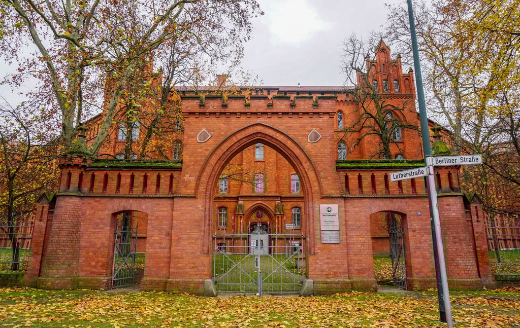 Das Wittenberger Rathaus, Ansicht von der Berliner Straße aus