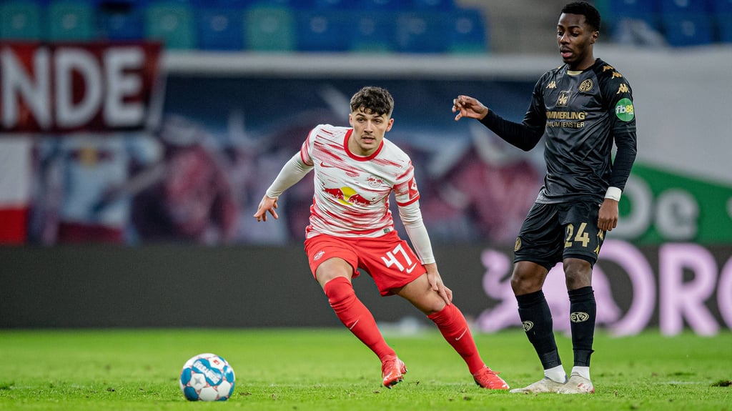 Künftig 3. Liga statt Bundesliga: Joscha Wosz bei seinem letzten Einsatz für RB Leipzig gegen Mainz.