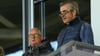 HFC-Präsident Jens Rauschenbach (l.) und Sportdirektor Ralf Minge erlebten einen turbulenten Freitag beim Halleschen FC.