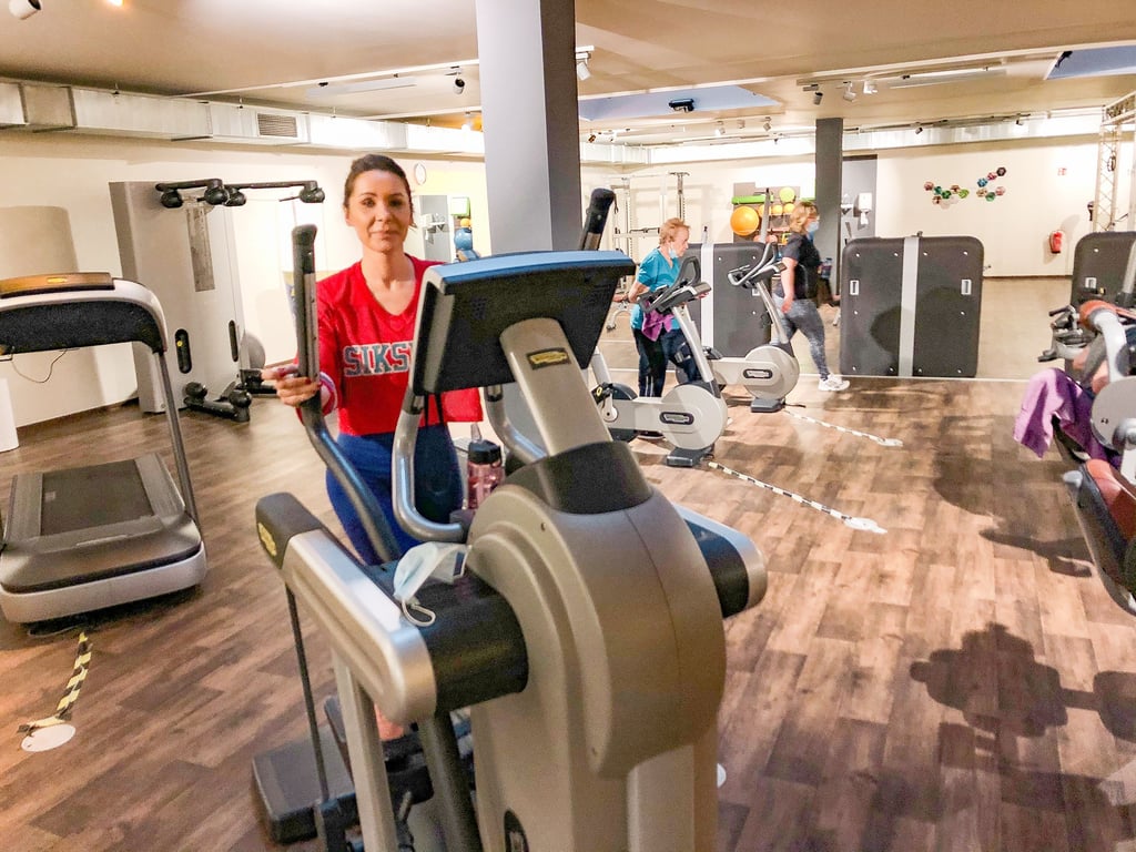 Zu den Besucherinnen im „Therapie Vital“ gehört auch Elzbita Rygiel-Sobczak. Sie ist froh, dass die Studios geöffnet sind.
