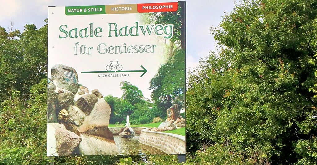 Der Calbenser Verschönerungsverein kümmerte sich im Jahr 2021 auch um eine bessere Radwegausschilderung.