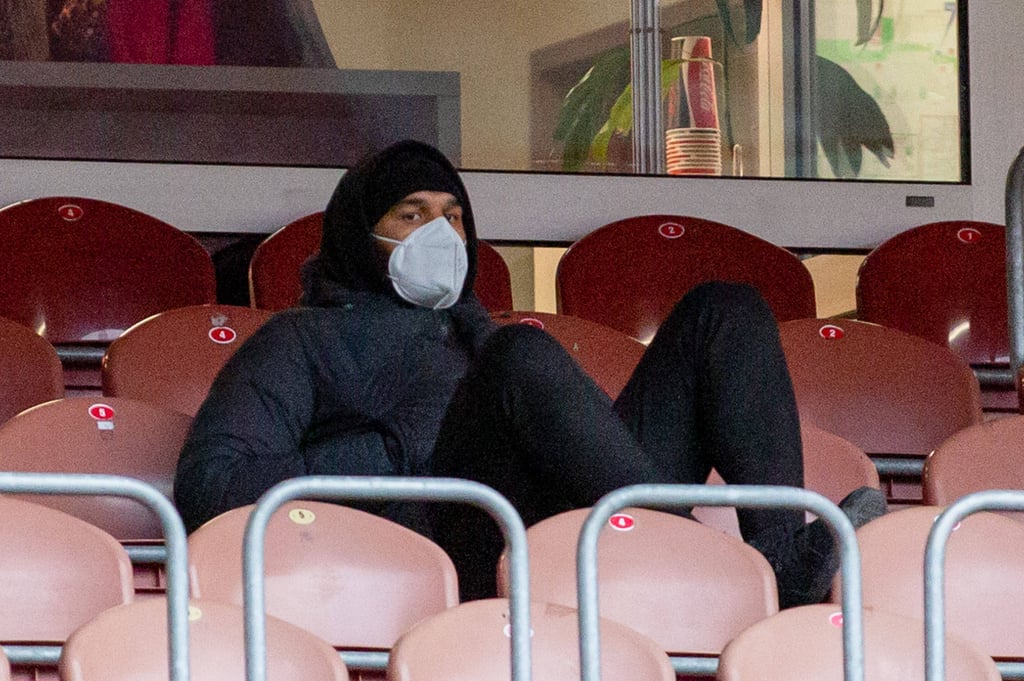 Terrence Boyd als Zuschauer beim FCK-Heimsieg gegen Viktoria Köln.