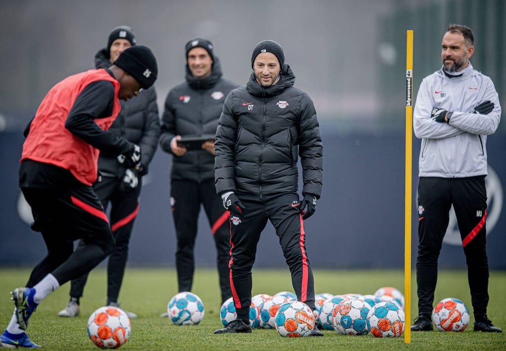 Nach dem Spiel gegen Wolfsburg wird Domenico Tedesco mit RB Leipzig inhaltlich arbeiten können.
