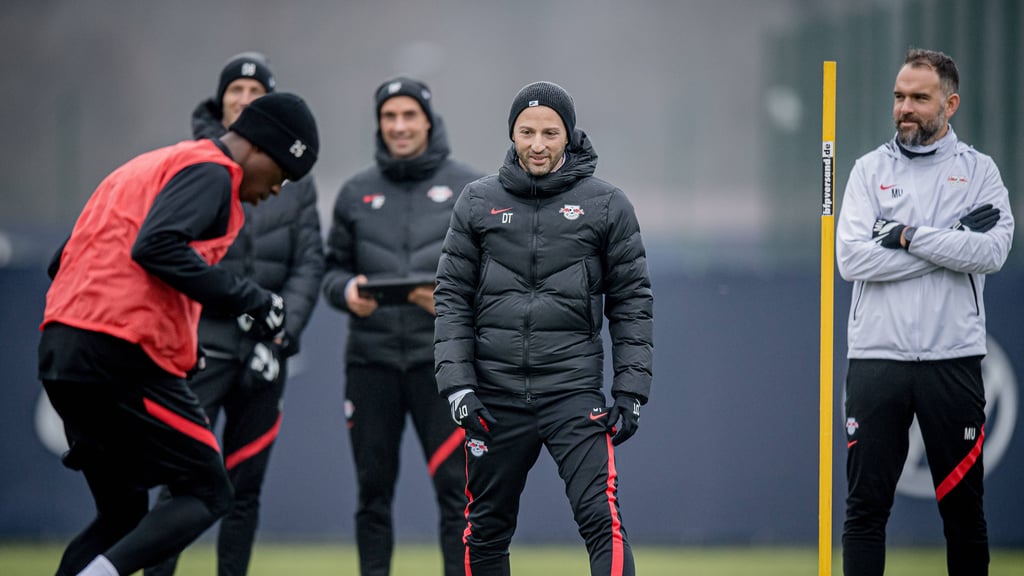 Nach dem Spiel gegen Wolfsburg wird Domenico Tedesco mit RB Leipzig inhaltlich arbeiten können.