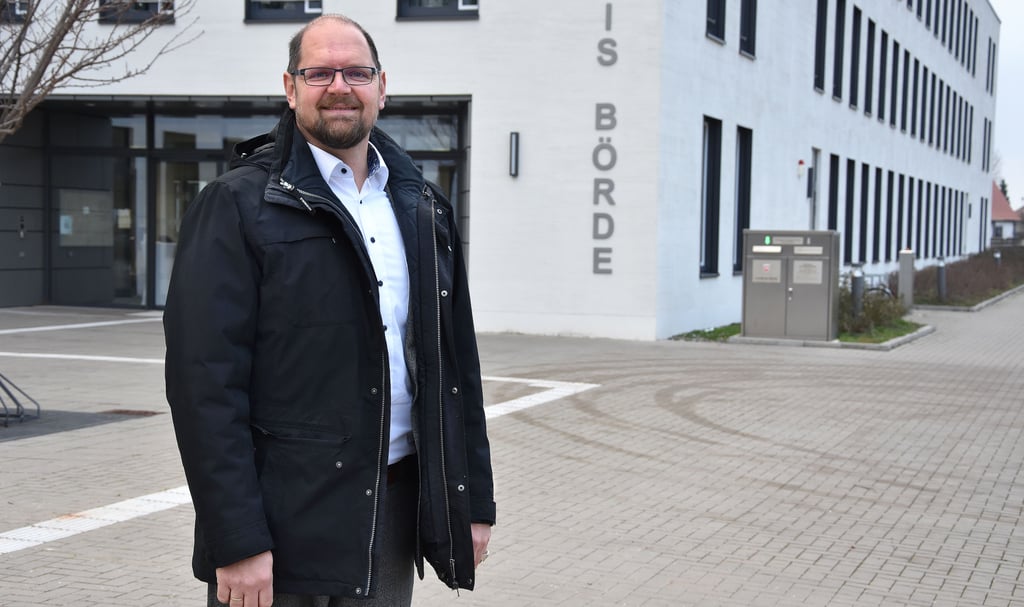 Martin Stichnoth, Landrat des Landkreises Börde, blickt auf eine ganze Reihe von Vorhaben voraus, die die Kreisverwaltung 2022 in Angriff nimmt.