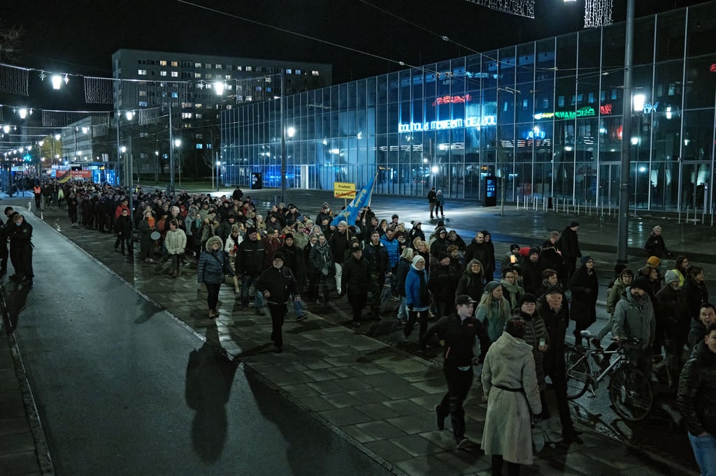 Corona Demo in Dessau