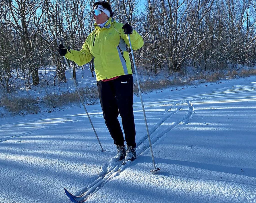 Wenn „Frau Holle“ mitspielt, können Marina Sroka (Foto) und andere Sportler aus dem Salzlandkreis selbstverständlich auch wieder Kilometer auf Skiern absolvieren und einreichen.