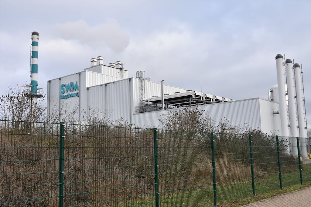 Die Biomasseheizkraftwerk der SWM hat seinen Sitz in der Mälzerstraße in Magdeburg-Brückfeld.