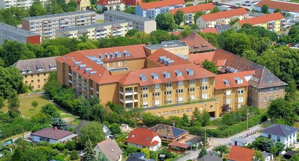 Das Ameos Klinikum in Aschersleben.
