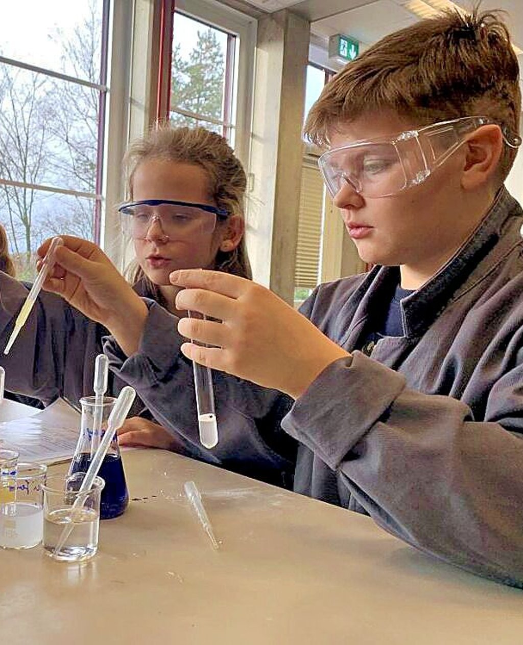 Beim Tag der offenen Tür und in der Schülerakademie - dieses Foto entstand 2019 - konnten Viertklässler das Gymnasium Jessen näher kennenlernen und dort probelernen. Das fällt wegen der Pandemie erneut aus. Doch es werden Alternativen angeboten.