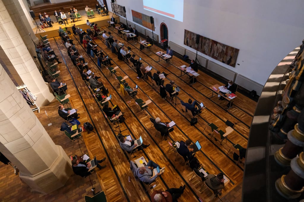 Stadtratssitzung findet wieder in der Ulrichskirche in Halle statt.