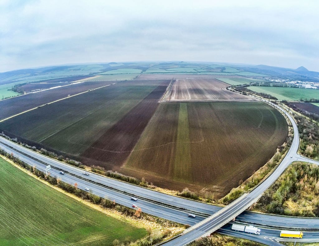 Ein Blick über das mögliche neue Areal des Industriegebiets.