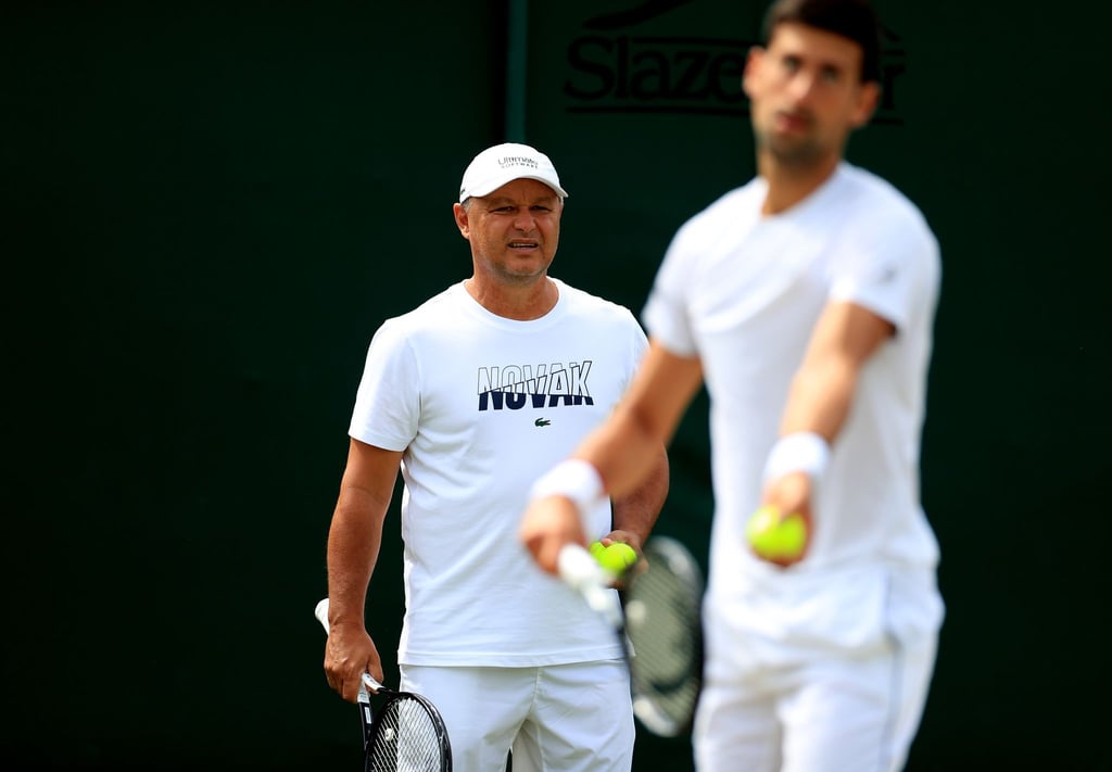Marian Vajda ist der Trainer von Novak Djokovic.
