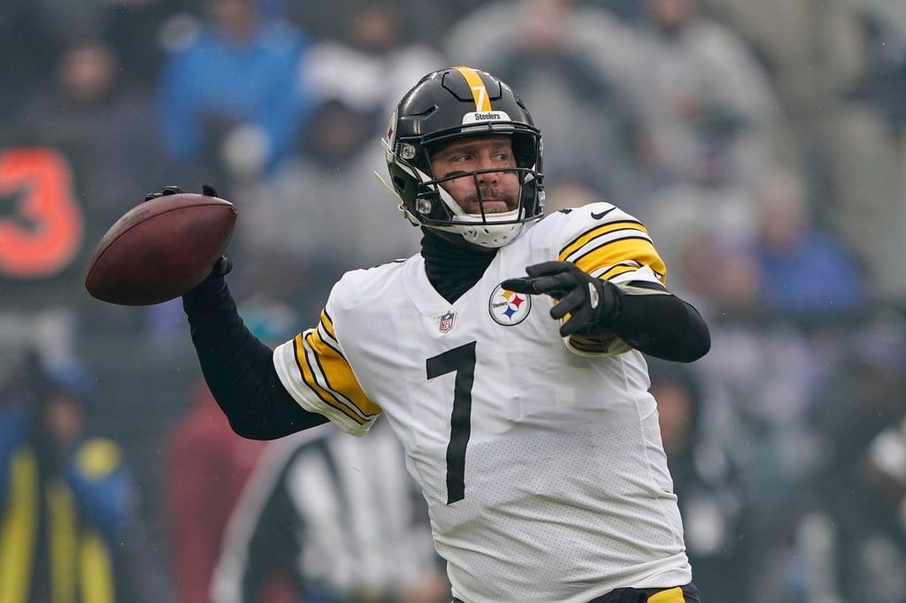 Steelers-Quarterback Ben Roethlisberger schied mit Pittsburgh aus.