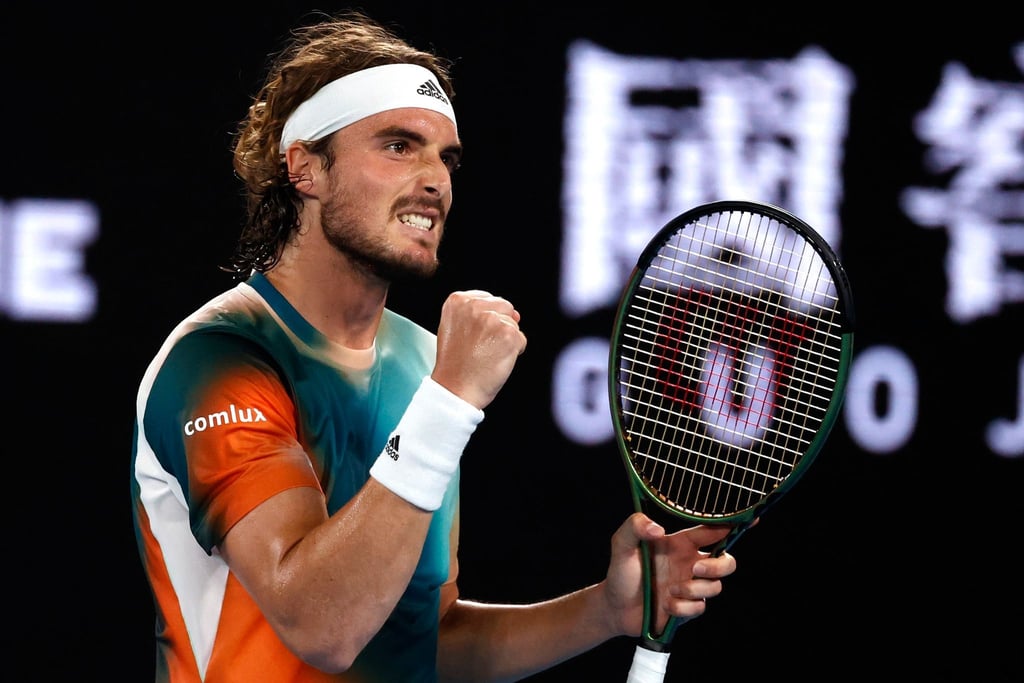 Stefanos Tsitsipas besiegte im Achtelfinale der Australian Open Taylor Fritz.