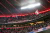 Fans von RB Leipzig beim letzten Gastspiel in München mit Fans im Februar 2020.