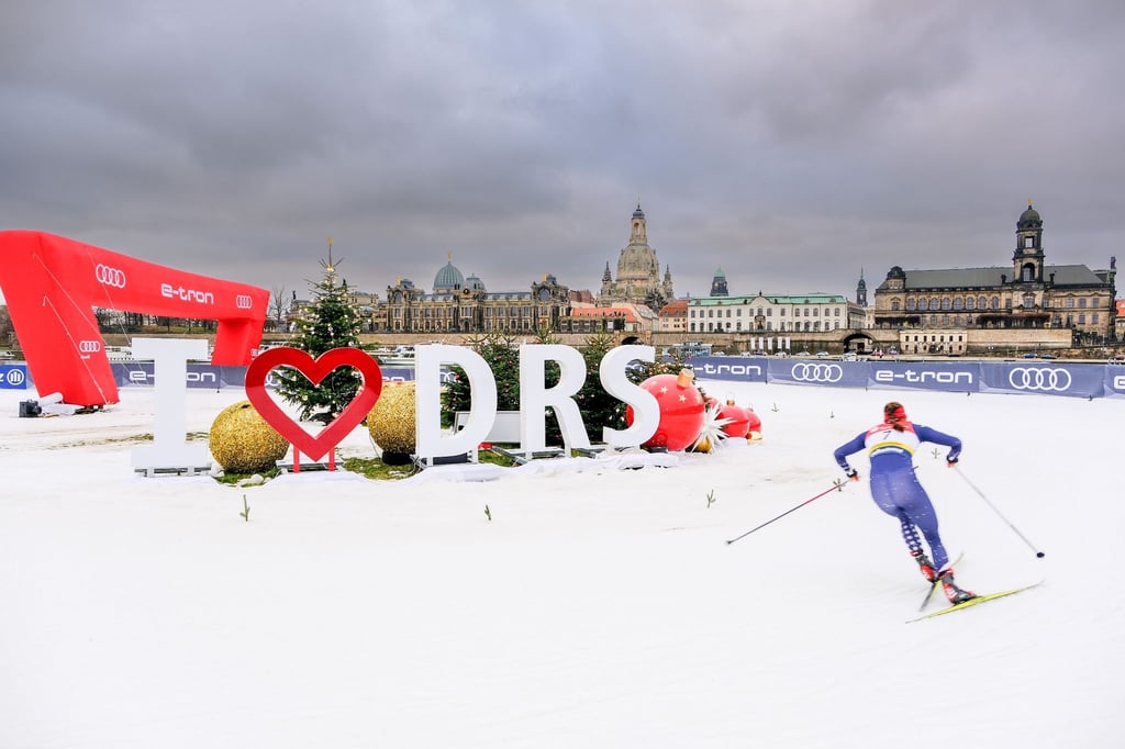 Der Langlauf-Welcup macht derzeit in Dresden Station.