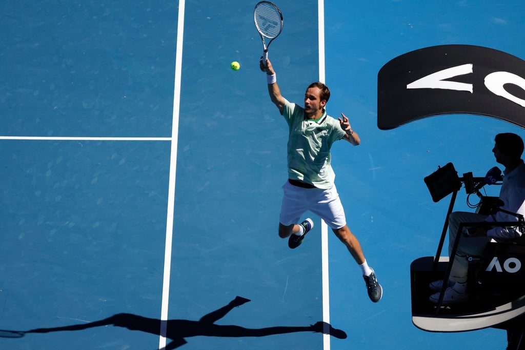 Daniil Medwedew ist in Melbourne eine Runde weiter.