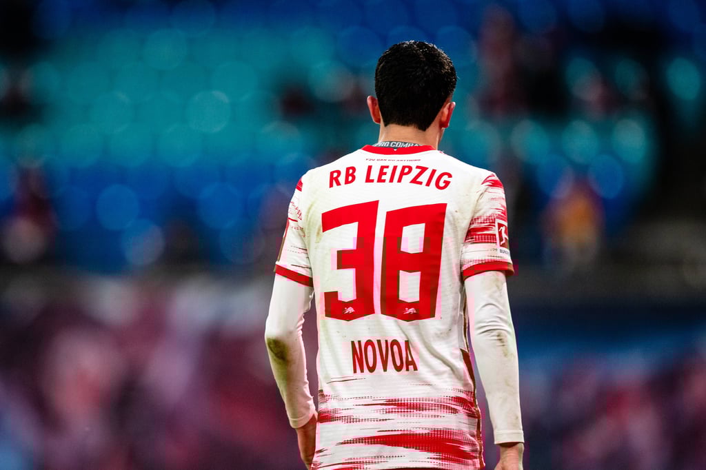 Ungewöhnliche Rückennummer: RB Leipzigs Hugo Novoa 