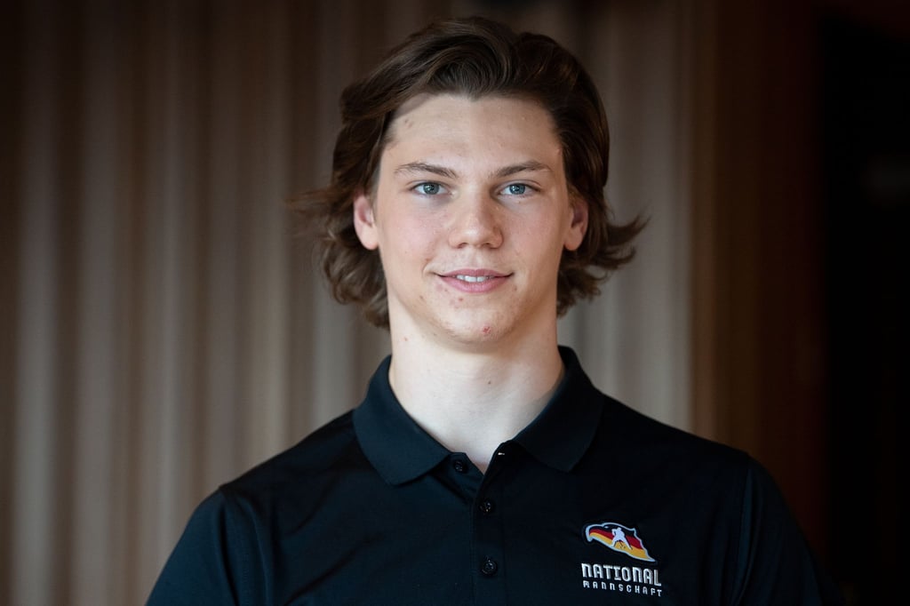 Moritz Seider spielt für die Detroit Red Wings.
