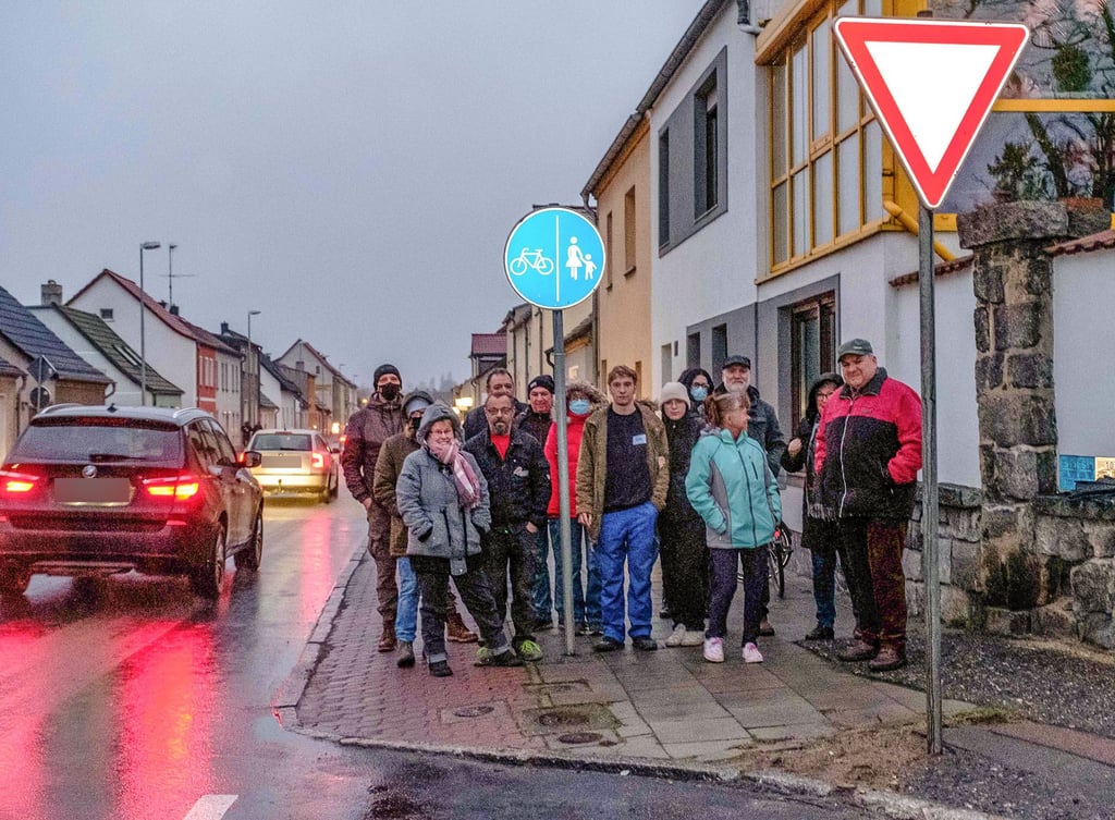 Die Anwohner der Wittenberger Straße plädieren für Tempo 30 vor ihren Haustüren.