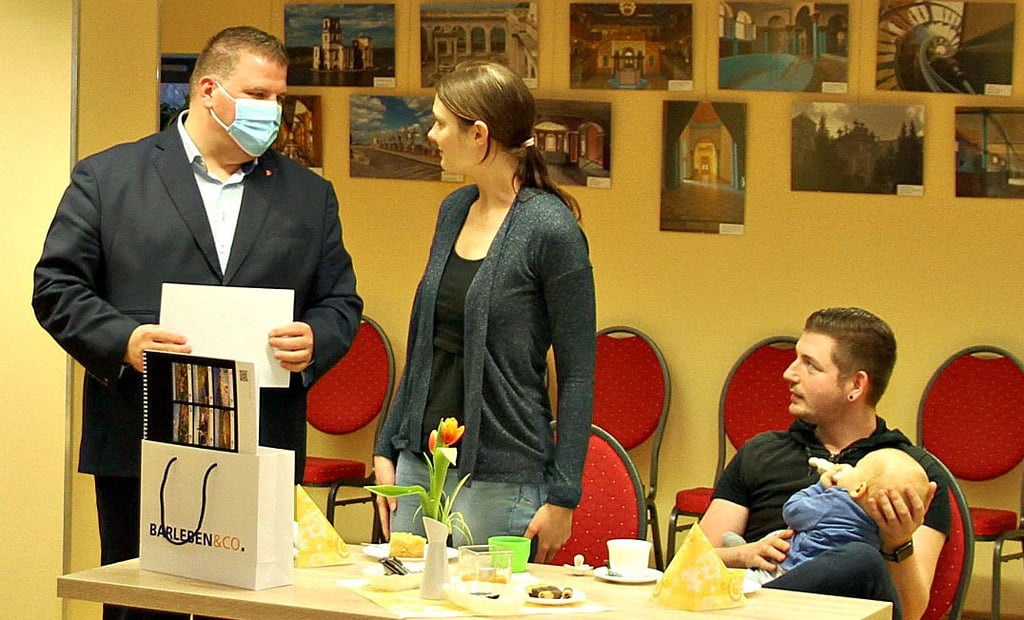 Zur ersten Babybegrüßung in diesem Jahr wurden sechs junge Familien mit ihrem Nachwuchs empfangen.