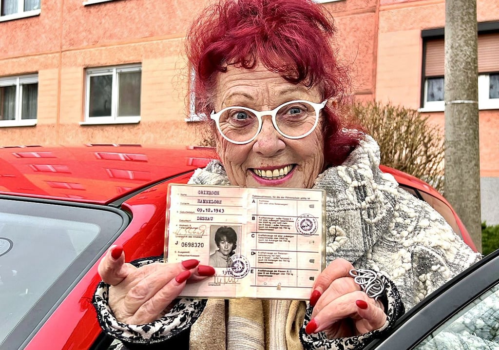 Hannelore Griebsch machte 1978 ihren Führerschein.