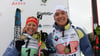 Franziska Hildebrand und Justus Strelow strahlen mit ihren bronzenen EM-Medaillen.