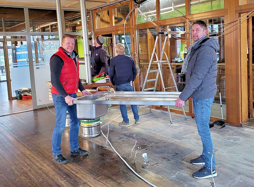 Uli Bittner und Tino Bredau haben schon lange den Plan, dem Mückenwirt- Restaurant frischen Wind zu verpassen.