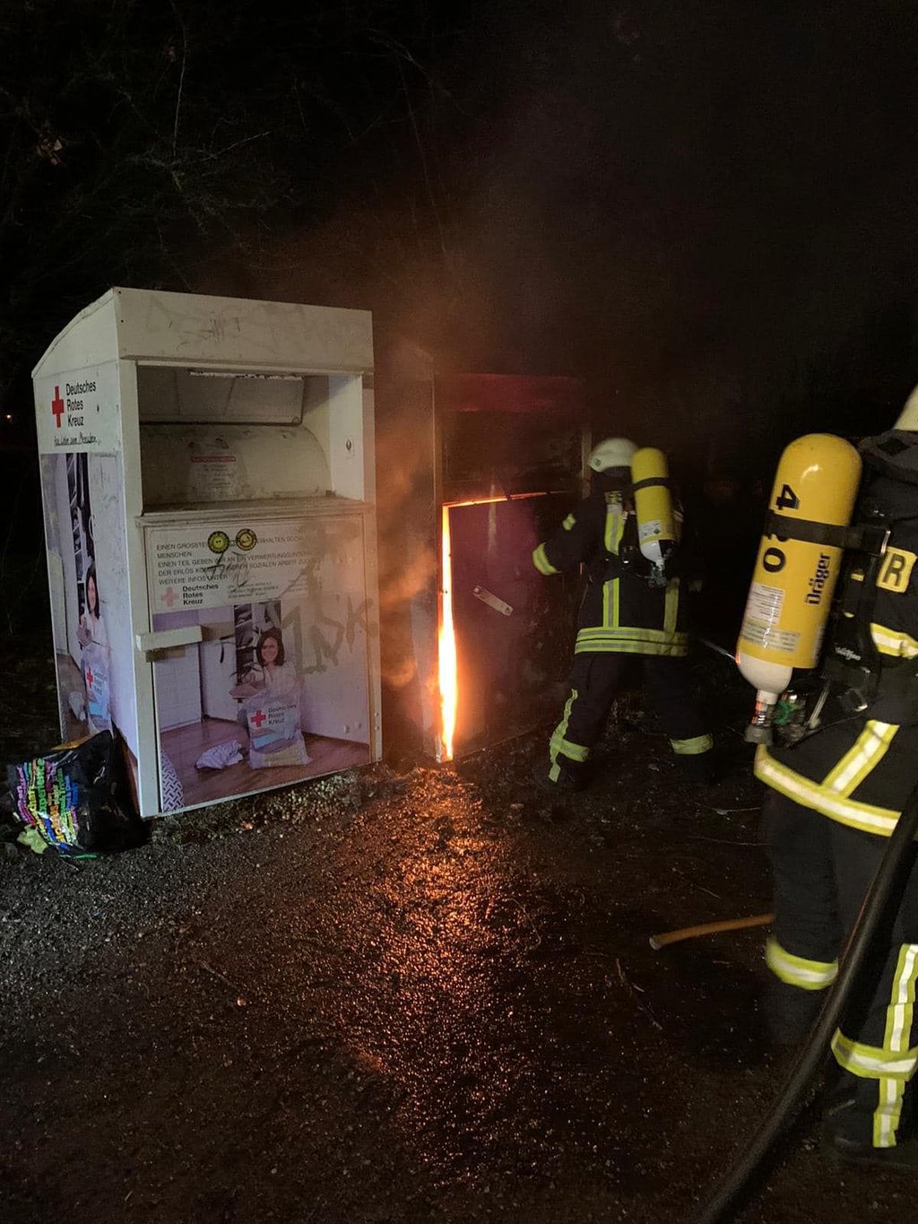 Feuerwehreinsatz in Wolfen