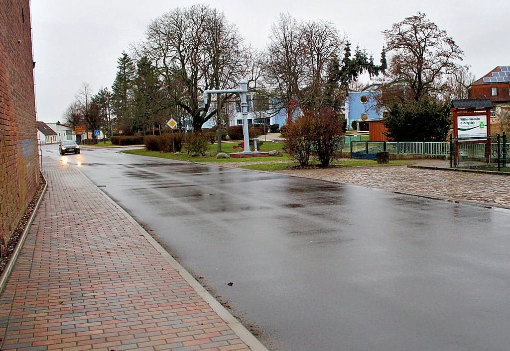 In Güterglück wird auf der Bahnhofstraße zu schnell gefahren.