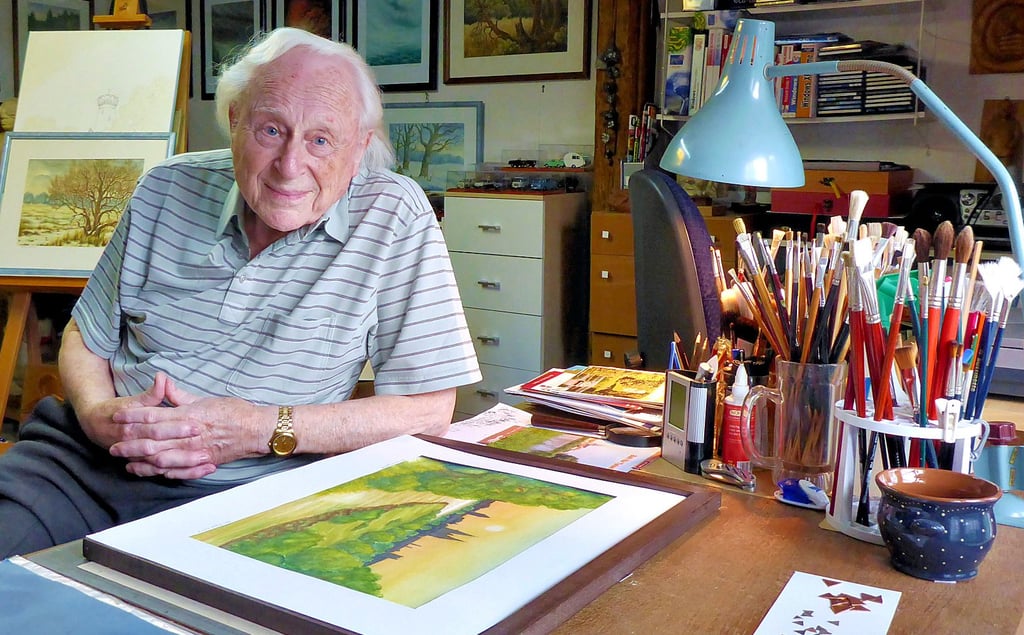 Otto Plönnies (94) entwarf nicht nur die Calbenser Loewe-Medaille, sondern auch die Skizze zum Barbyer Ehrenamtspreis.