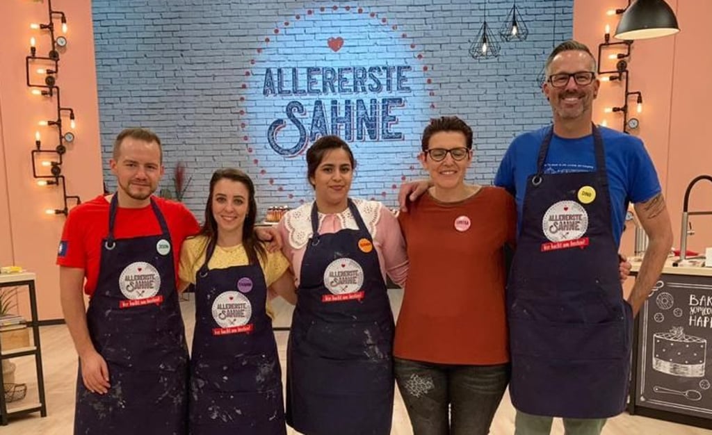 Die Magdeburgerin Kubara Suleiman (Mitte) hat die Back-Show "Allererste Sahne" auf Vox gewonnen.