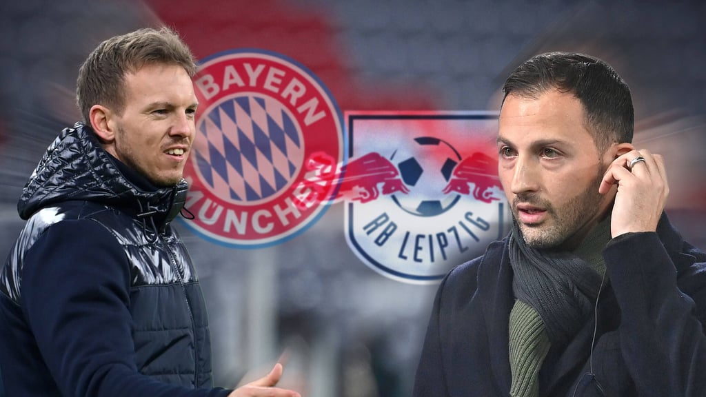 „Deswegen habe ich nur eine 1,3 und Domenico eine 1,0 bekommen”: Julian Nagelsmann und Domenico Tedesco.