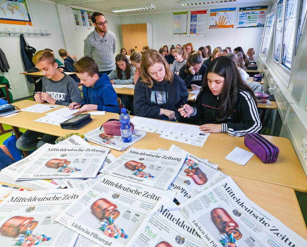 Wenn die Corona-Lage es zulässt: Schüler bekommen im gemeinsamen Unterricht mit dem Projekt Klasse 2.0 Einblick in die Welt der Medien.