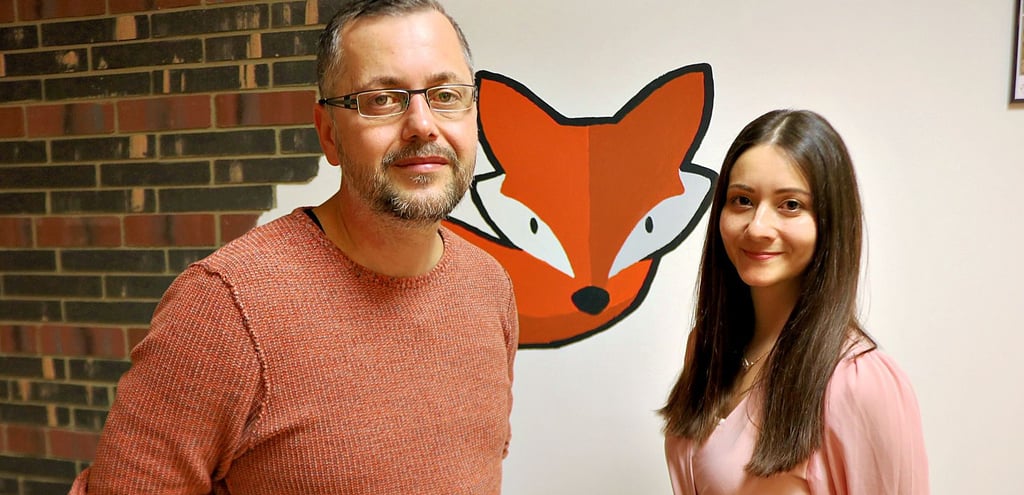 Robert und Stefanie Schütze von der „Malerfüchse“-GmbH