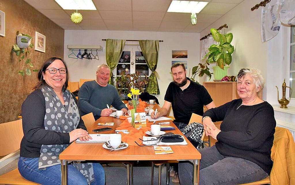 Vier Vertreter vom Sprecherrat. Von Links: Claudia Prögler, Jan Müller, Kay Pakulat und Evelin Schulz.
