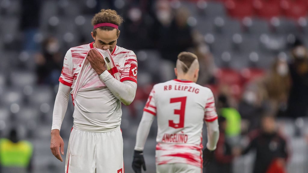 Trotz zweier Tore in München nicht zufrieden: Yussuf Poulsen und Angeliño