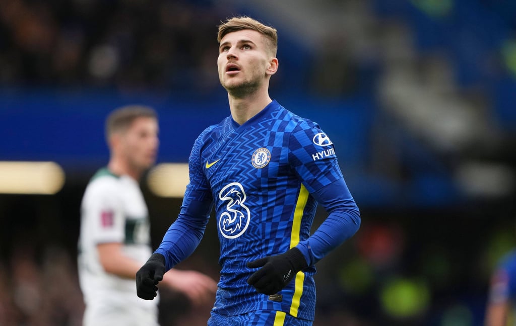 Timo Werner (FC Chelsea) kam in der 82. Minute ins Spiel.