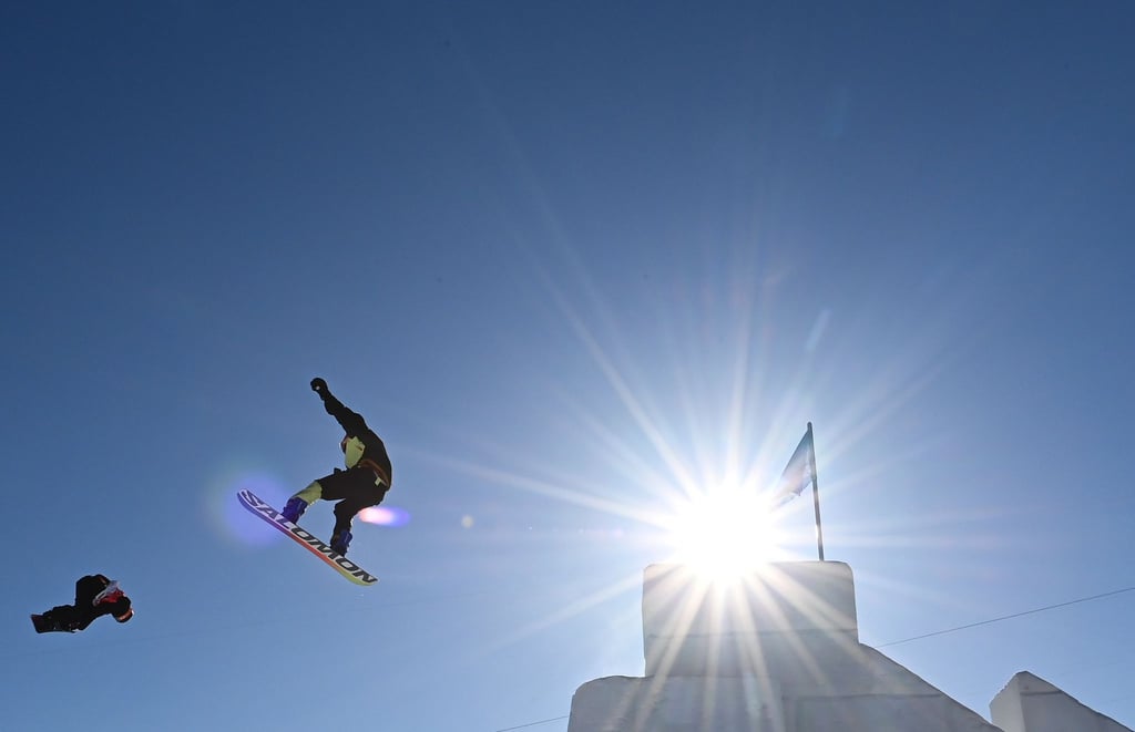 Slopestylerin Annika Morgan in Aktion.