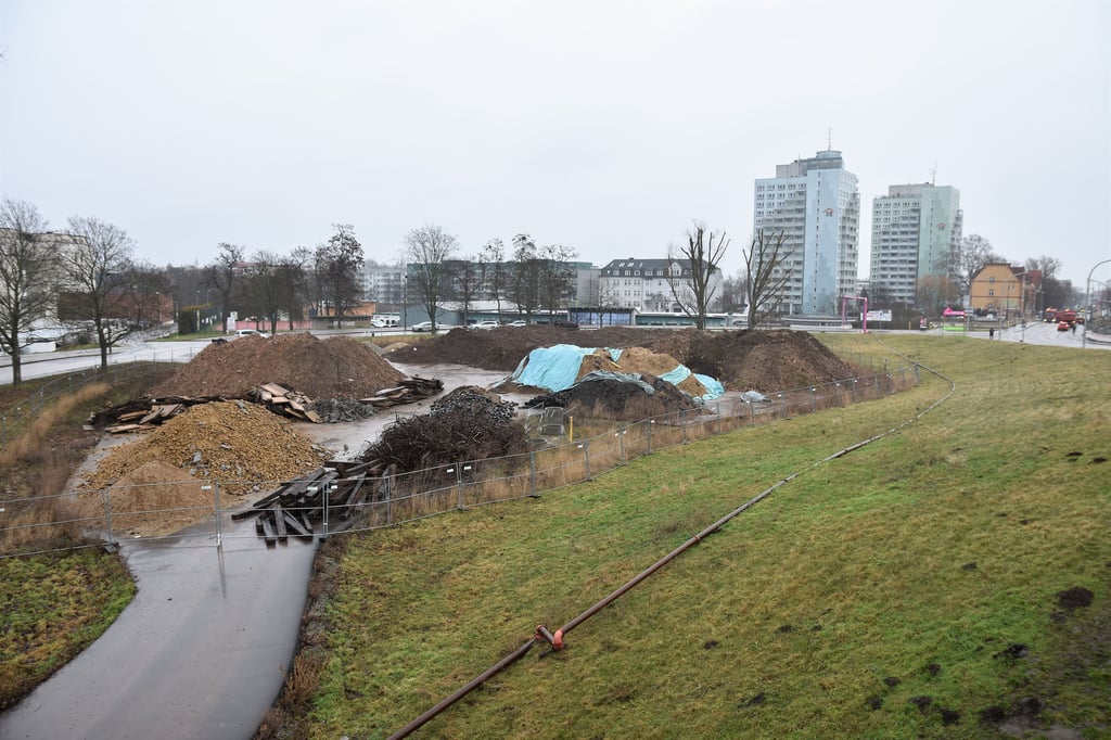 Diese Fläche an der Strombrücke in Magdeburg war für einen Parkplatz vorgeschlagen worden.
