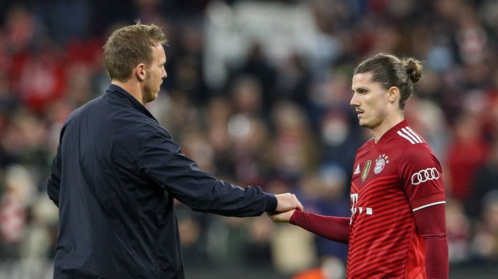 Ex-Leipziger in München: Julian Nagelsmann und Marcel Sabitzer (r.).