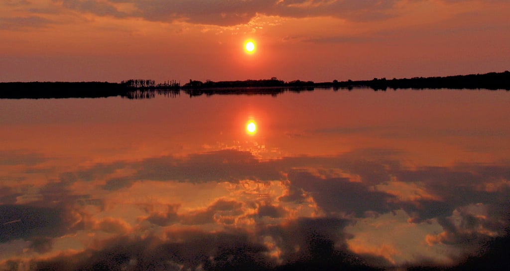 Idylle mit Spiegelbild am Arendsee: Wissenschaftler äußern sich aber mit Sorge.