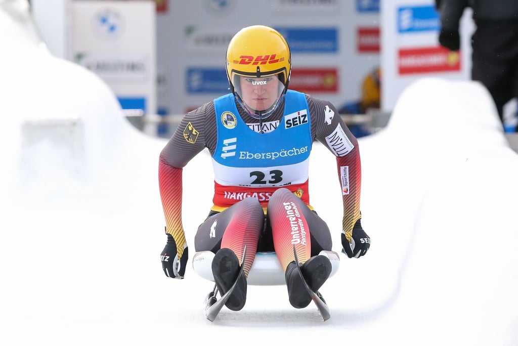 Hat sich für eine Teilnahme an den Spielen in Peking entschieden: Natalie Geisenberger im Eiskanal.