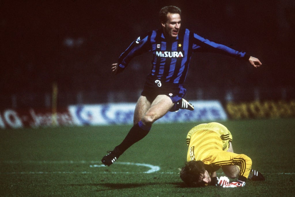 Karl-Heinz Rummenigge spielte in den 80er Jahren auch für Inter Mailand.