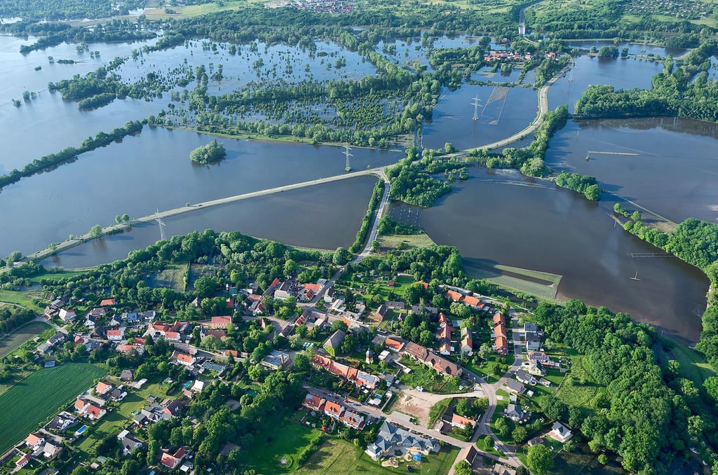 Hochwasser in Hohenweiden